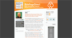 Desktop Screenshot of briefingsdirect.com
