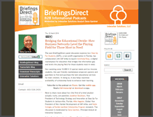 Tablet Screenshot of briefingsdirect.com